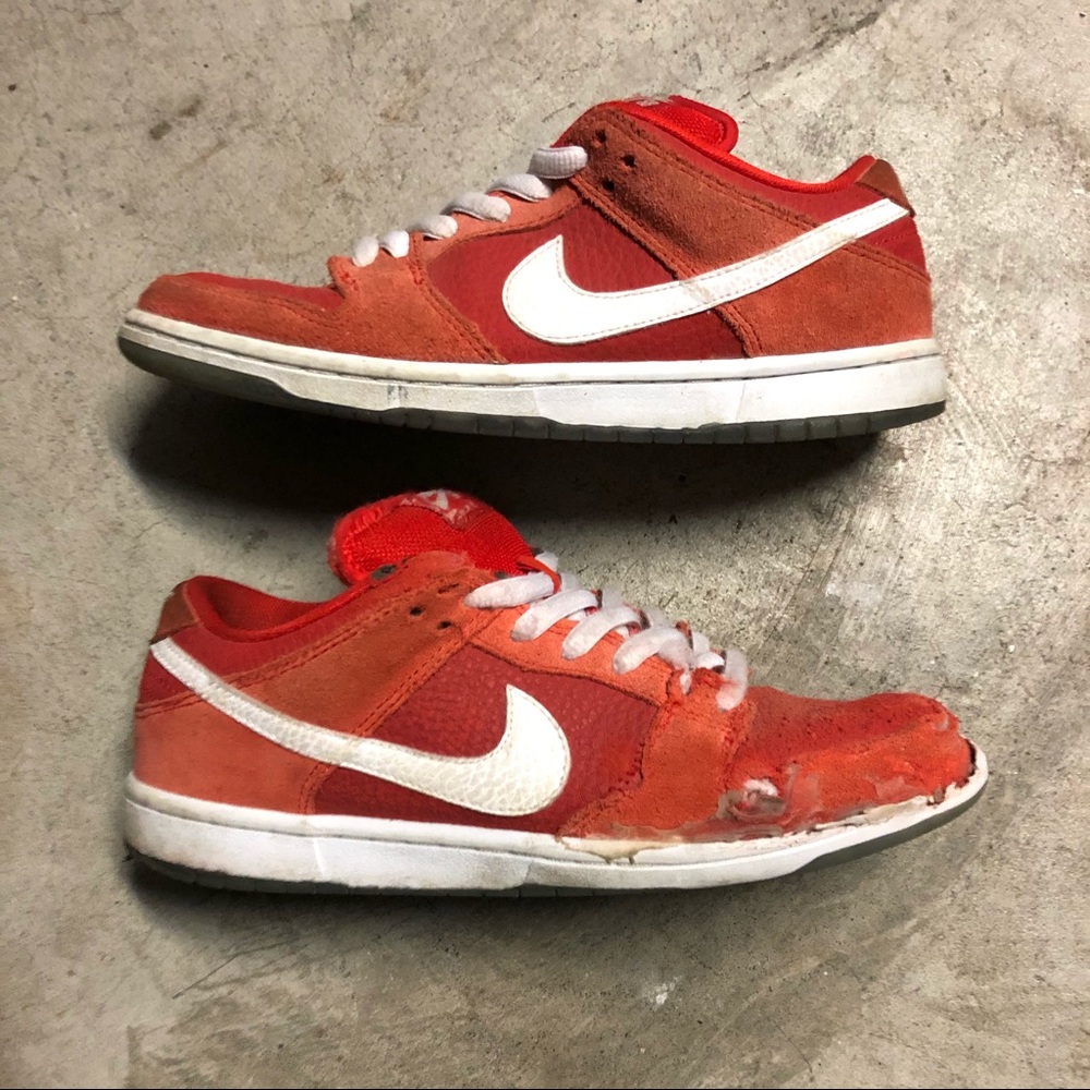 Nike SB Dunk Low Pro Challenge Red BEATERS